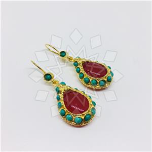 Fashion Handmade Artisan Brass  Statement Earring