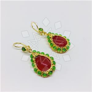 Fashion Handmade Artisan Brass  Statement Earring