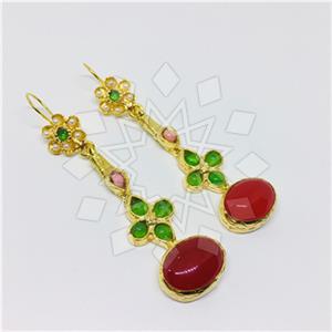 Fashion Handmade Artisan Brass  Statement Earring