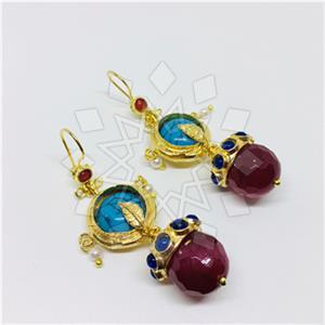 Fashion Handmade Artisan Brass  Statement Earring