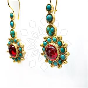 Fashion Handmade Artisan Brass  Statement Earring