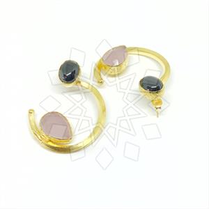 Fashion Handmade Artisan Brass  Statement Earring