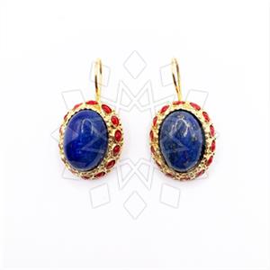 Fashion Handmade Artisan Brass  Statement Earring