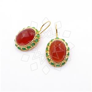Fashion Handmade Artisan Brass  Statement Earring