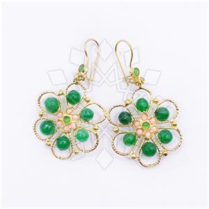 Fashion Handmade Artisan Brass  Statement Earring