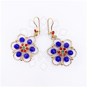 Fashion Handmade Artisan Brass  Statement Earring