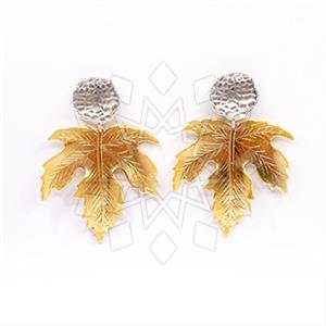 Fashion Handmade Artisan Brass Statement Earrings