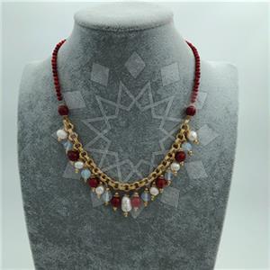 Fashion Handmade Artisan Brass  Statement Necklace