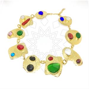 Fashion Handmade Artisan Brass  Statement Necklace