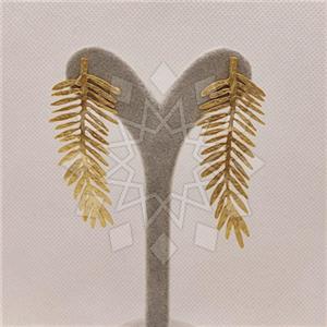 Fashion Handmade Artisan Brass Statement Earrings