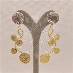 Fashion Handmade Artisan Brass Statement Earrings