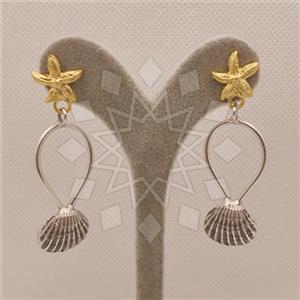 Fashion Handmade Artisan Brass Statement Earrings