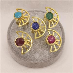 Fashion Handmade Artisan Brass Cocktail Rings Package
