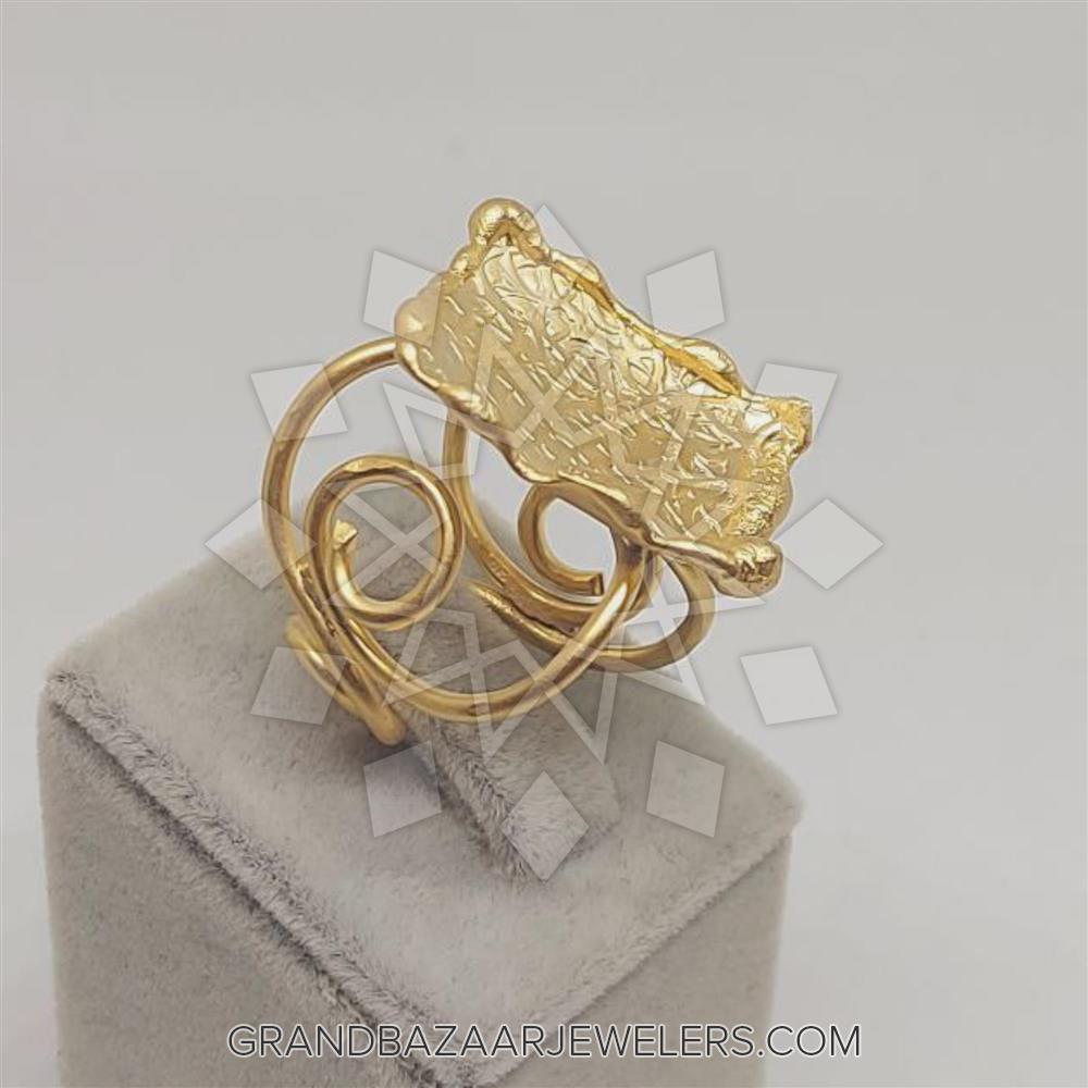 Customize & Buy Fashion Handmade Artisan Brass Unique Rings Clear Cubic  Zirconia Online at Grand Bazaar Jewelers - GBJ3RG13619-1