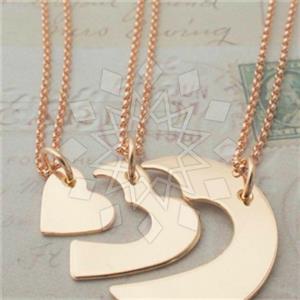 Fashion Heart and Love Adjustable Necklace Package