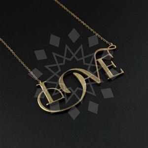 Fashion Heart and Love Adjustable Necklace