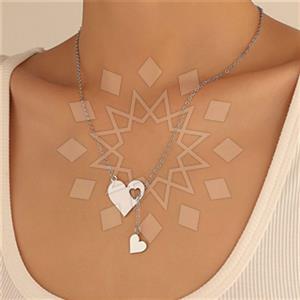 Fashion Heart and Love Pendant Necklace