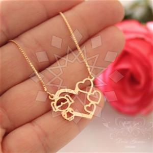 Fashion Heart and Love Pendant Necklace