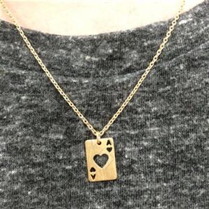 Fashion Heart and Love Pendant Necklace