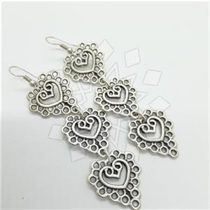 Fashion Heart Dangle Earrings