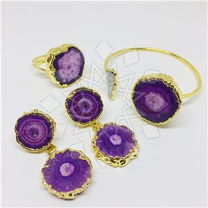 Fashion Large Bold Ring Earring Bracelet Sets