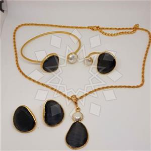 Fashion Large Bold Ring Earring Necklace Bracelet Sets