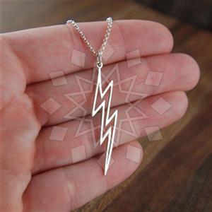 Fashion Lightning Pendant Necklace