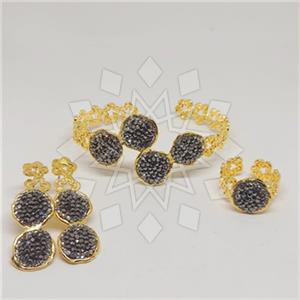 Fashion Modern  Ring Earring Bracelet Sets