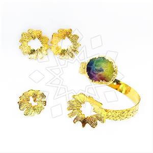 Fashion Modern  Ring Earring Bracelet Sets