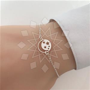 Fashion Moon and Stars Adjustable Bracelet