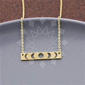 Fashion Moon and Stars Geometric Unique Necklace