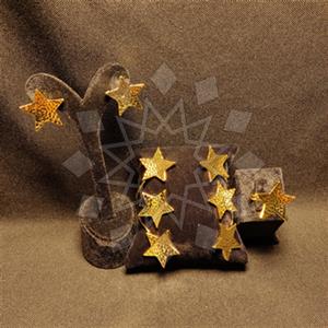 Fashion Moon and Stars Ring Earring Bracelet Sets