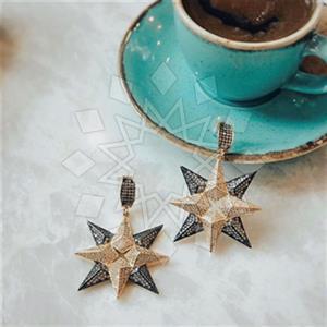 Fashion Moon and Stars Statement Earring
