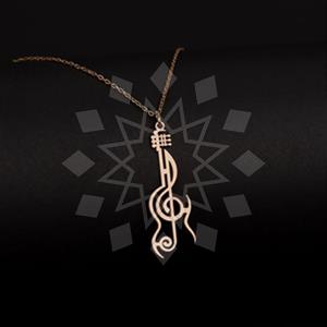 Fashion Music Pendant Necklace