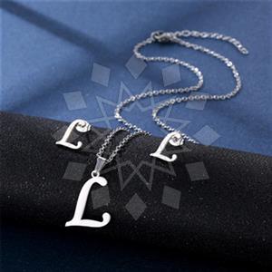 Fashion Personalized Letter Earrings Pendant Sets
