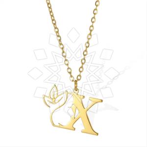 Fashion Personalized Letter Pendant Necklace