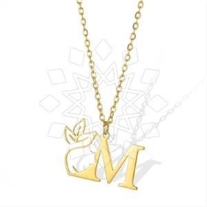 Fashion Personalized Letter Pendant Necklace