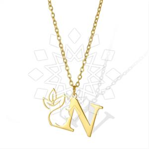 Fashion Personalized Letter Pendant Necklace