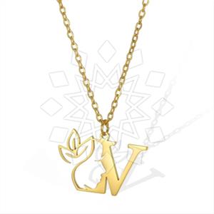 Fashion Personalized Letter Pendant Necklace
