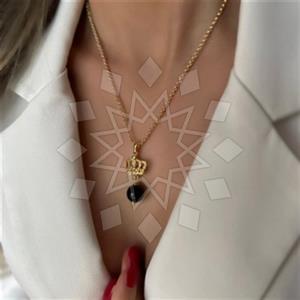 Fashion Princess and Crown Pendant Necklace