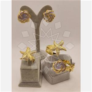 Fashion Sea and Shell Ring Earring Bracelet Sets