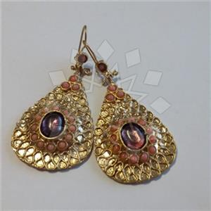 Fashion Handmade Artisan Brass  Statement Earring