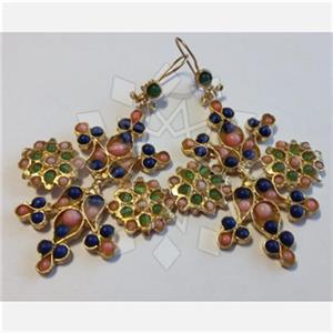 Fashion Handmade Artisan Brass  Statement Earring