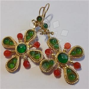 Fashion Handmade Artisan Brass  Statement Earring