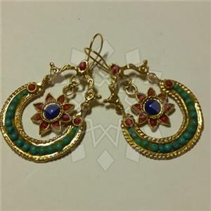 Fashion Handmade Artisan Brass  Statement Earring
