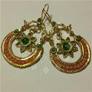 Fashion Handmade Artisan Brass  Statement Earring