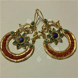 Fashion Handmade Artisan Brass  Statement Earring