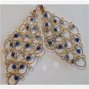 Fashion Handmade Artisan Brass  Statement Earring