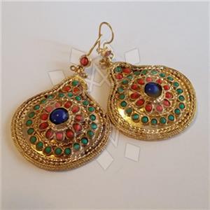 Fashion Handmade Artisan Brass  Statement Earring