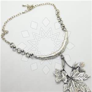 Fashion Tree and Leaf Pendant Necklace
